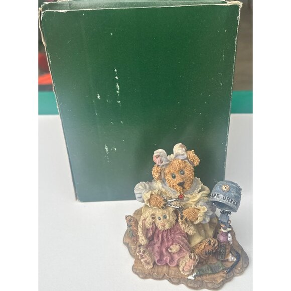 VINTAGE 1999 Boyds Bears & Friends The Bearstone Collection Wanda & Gert #227719 - Picture 4 of 14